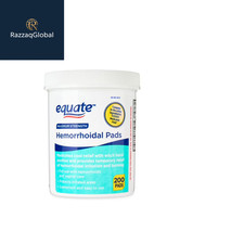 Equate Maximum Strength Medicated Cool Relief Hemorrhoidal Pads, 200 Count