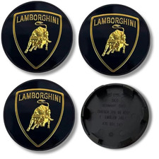Per Lamborghini mozzo tappo centrale cerchio in lega x4 nero 60mm LP700 LP550 610 URUS
