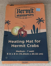 Fluker's Hermit Headquarters Heating Mat For Hermit Crabs Small 7 Watt 6" X 8"