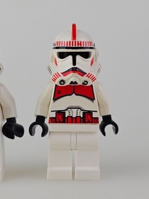 *Damaged 2x Coruscant Guard Clone Trooper Star Wars Lego Minifigure 7671 sw0189