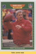 1989 Pro Set George Seifert #389 READ g2l