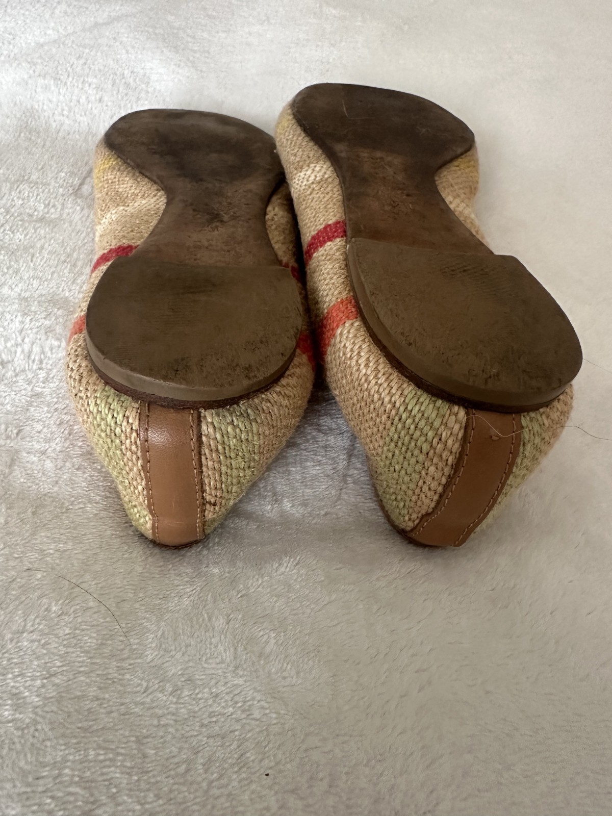 TORY BURCH Reva Stripe Ballet Flats -  size 7 thumbnail 3