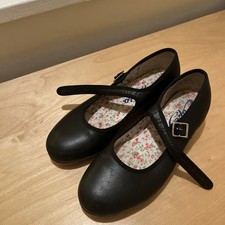 Scarpe da ballo Capezio 3800 Mary Jane TeleTone Tap taglia 5M nere