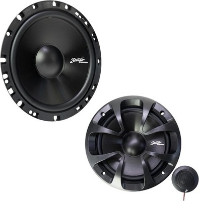 Audio 6.5'' Component Car Audio Speakers Set (Pair) with 1'' Silk Dome Tweeter..