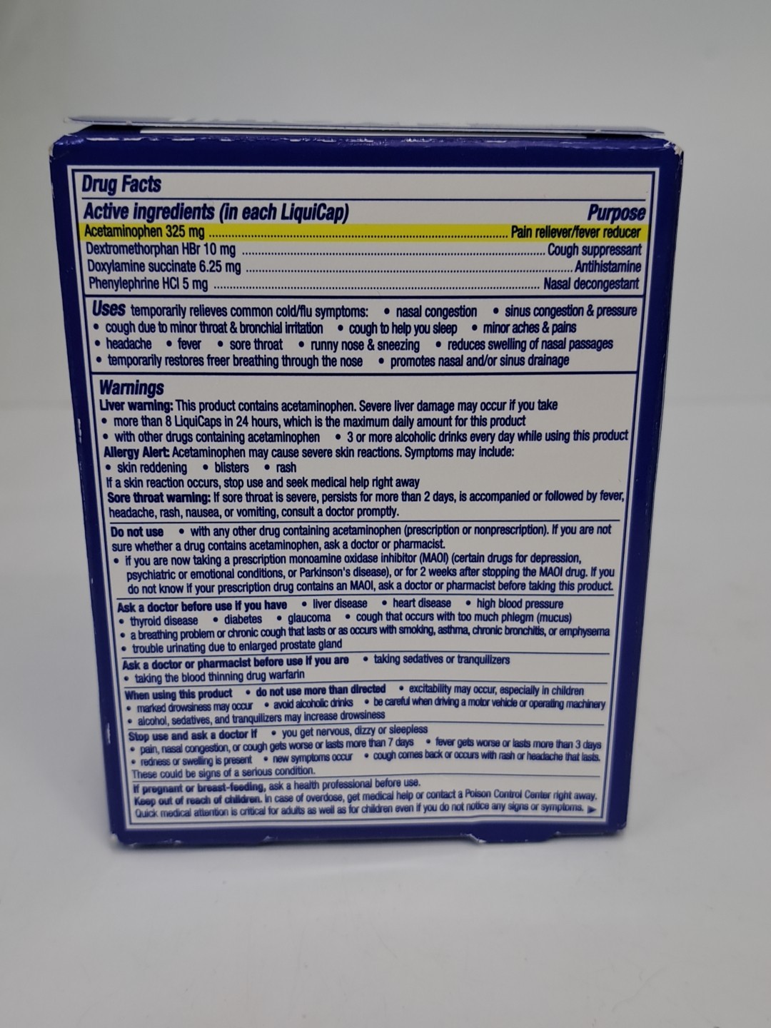 Vicks Nyquil Severe Cold & Flu Capsule - 24 Liquicaps - Exp. 03/27 Night Relief