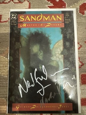SANDMAN #8 Nm Signed Dringenberg Neil Gaiman  1989 1st Death