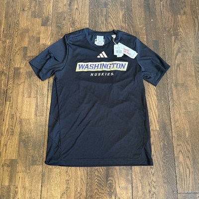 Official Washington Huskies Player Issue adidas M PGM Tee   Size Small   New