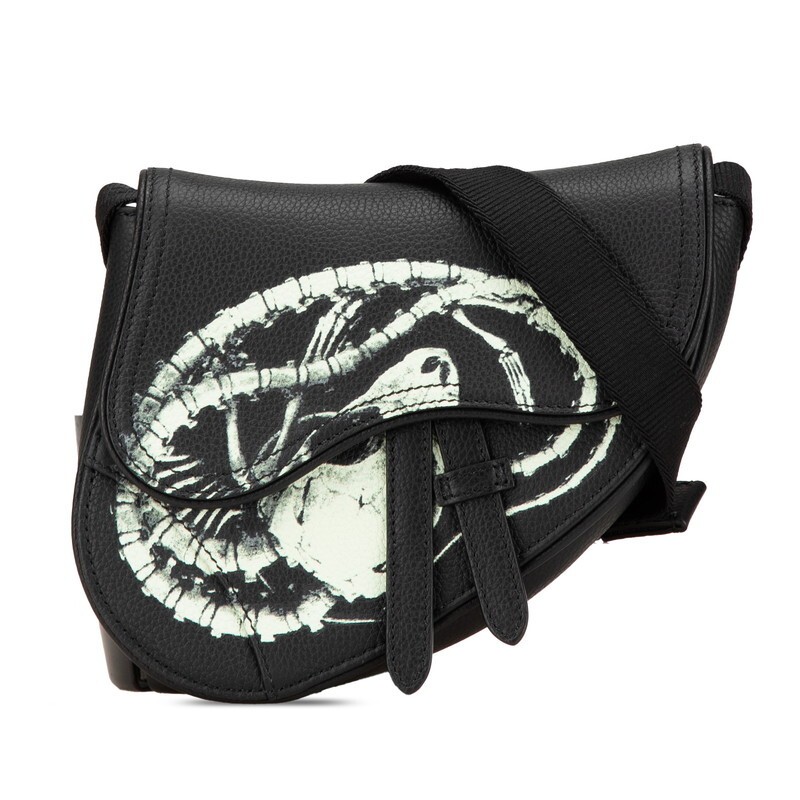 Dior x Cactus Jack Travis Scott Saddle Bag Shoulder Black 790197