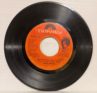 #ad 45 James Brown: quot;Get Up Offa That Thing Release the Pressurequot; 1976 G $6.99