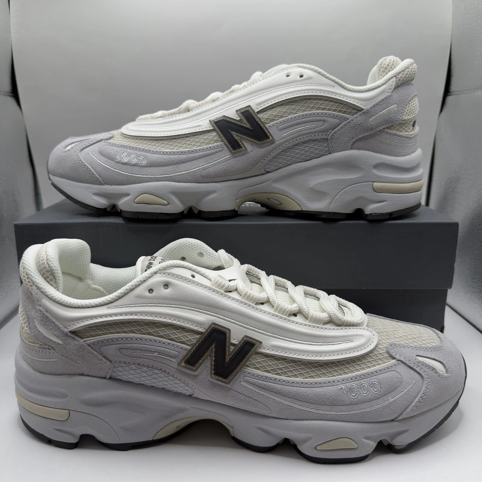 New Balance 1000 Mens Pearl Grey Black M1000PSB US Size 12 New In Box