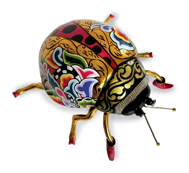 COCCINELLA Statua Scultura Caricatura Tom's Drag 4594 Lady L 25 cm PopArt Arredo