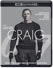 James Bond The Daniel Craig 5-Film Collection 4K UHD Blu-ray  NEW