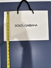 DOLCE GABBANA 9.25” X 13.75” X 4.75” Authentic Tote Gift Shopping Paper Bag D&G — photo 5