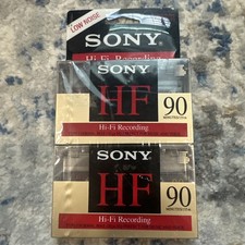 Sony High Fidelity HF 90 Minute Audio Recording Blank Cassette Tapes 2