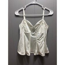 H&M Divided White Corset Style Camisole Top S...