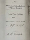 1915 Mississippi Valley Railway VOTING TRUST CERTIFICATE Aledo EARP Monmouth ILL — photo 7