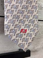 NFL Buccaneers Mens Silk Neck Tie Football