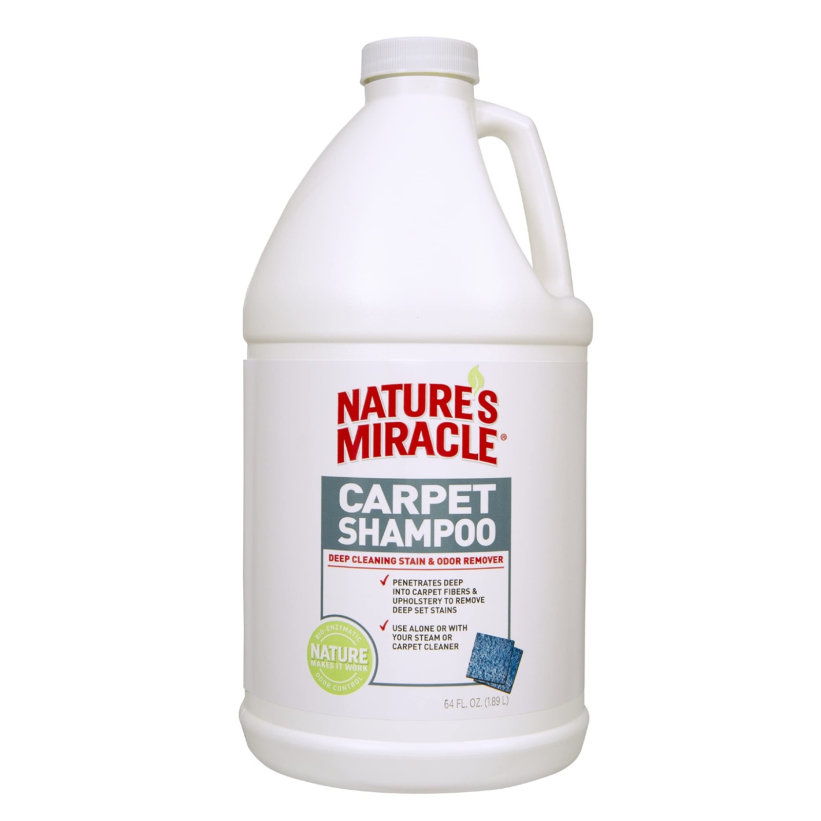 Nature&rsquo;s Miracle Carpet Shampoo, Deep-Cleaning Pet Stain And Odor Remover, 64