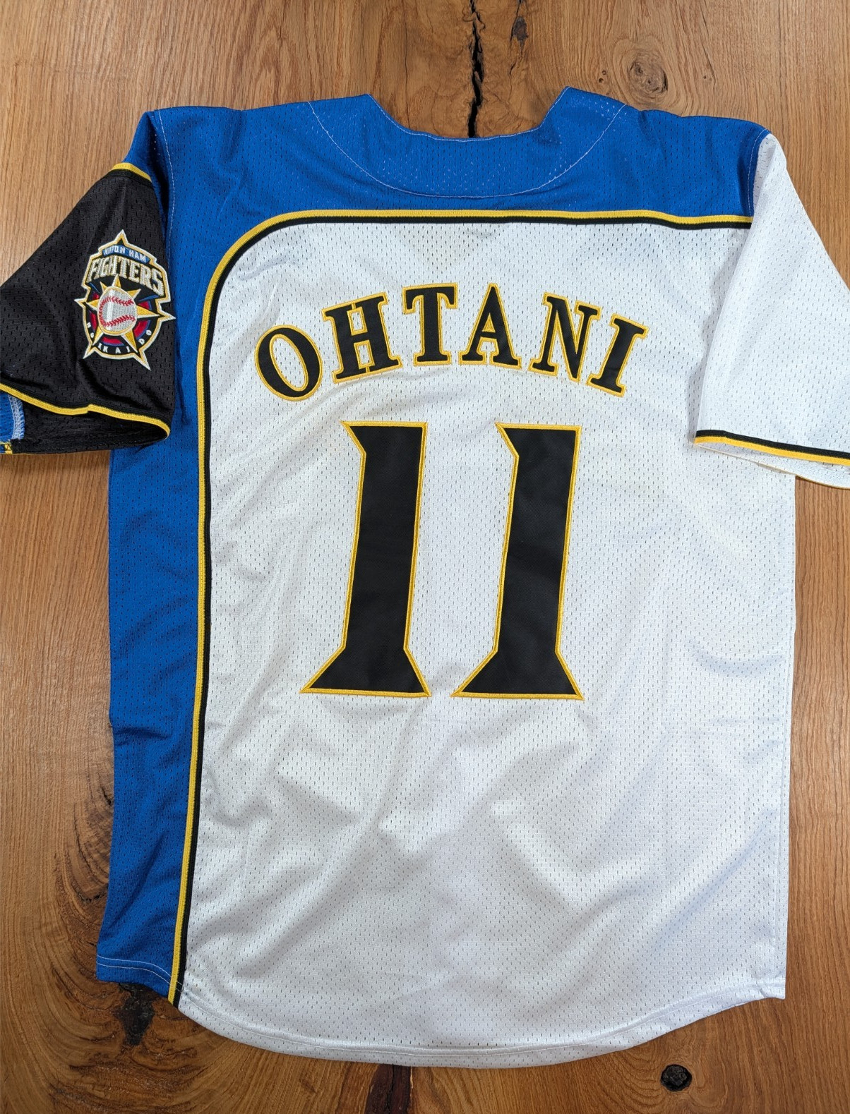 Shohei Ohtani 11 Hokkaido Nippon-Ham Fighters Baseball Jersey Men Large Stitched