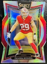 2024 Panini Select - Concourse Talanoa Hufanga #46 Silver Prizm Die-Cut 49ers