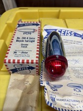 Vintage Bicycle Motorcycle Seiss Chrome Bullet Tail Light In Box Nos Vintage Bicycle Motorcycle Seiss Chrome Bullet Tail Light In Box Nos