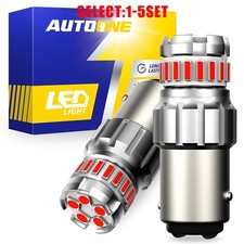 Red 1157 2057 Led Brake Daytime Running Signal Light Bulb Anti Hyper Flash 2-10x