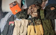 WINTER LOT-US Trigger Finger Mits, Balaclava, Ushanka, Flap Hat,2Belts, 10 ITEMS