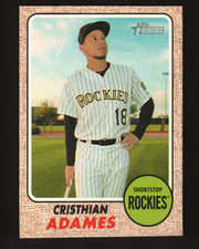 2017 Topps Heritage  #172 - Cristhian Adames - Colorado Rockies  17-1228