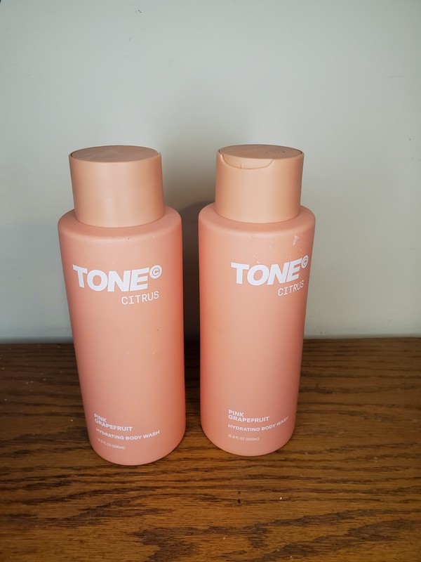 2pk TONE Pink Grapefruit Hydrating Body Wash Citrus 16 fl oz 
