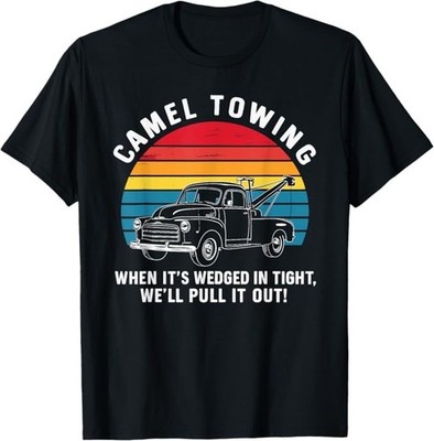 Camel Towing White Trash Party Attire Hillbilly Costume T-Shirt