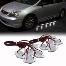 Strands Under Car STP Style 90-LED Puddle Lights Underglow - White Universal