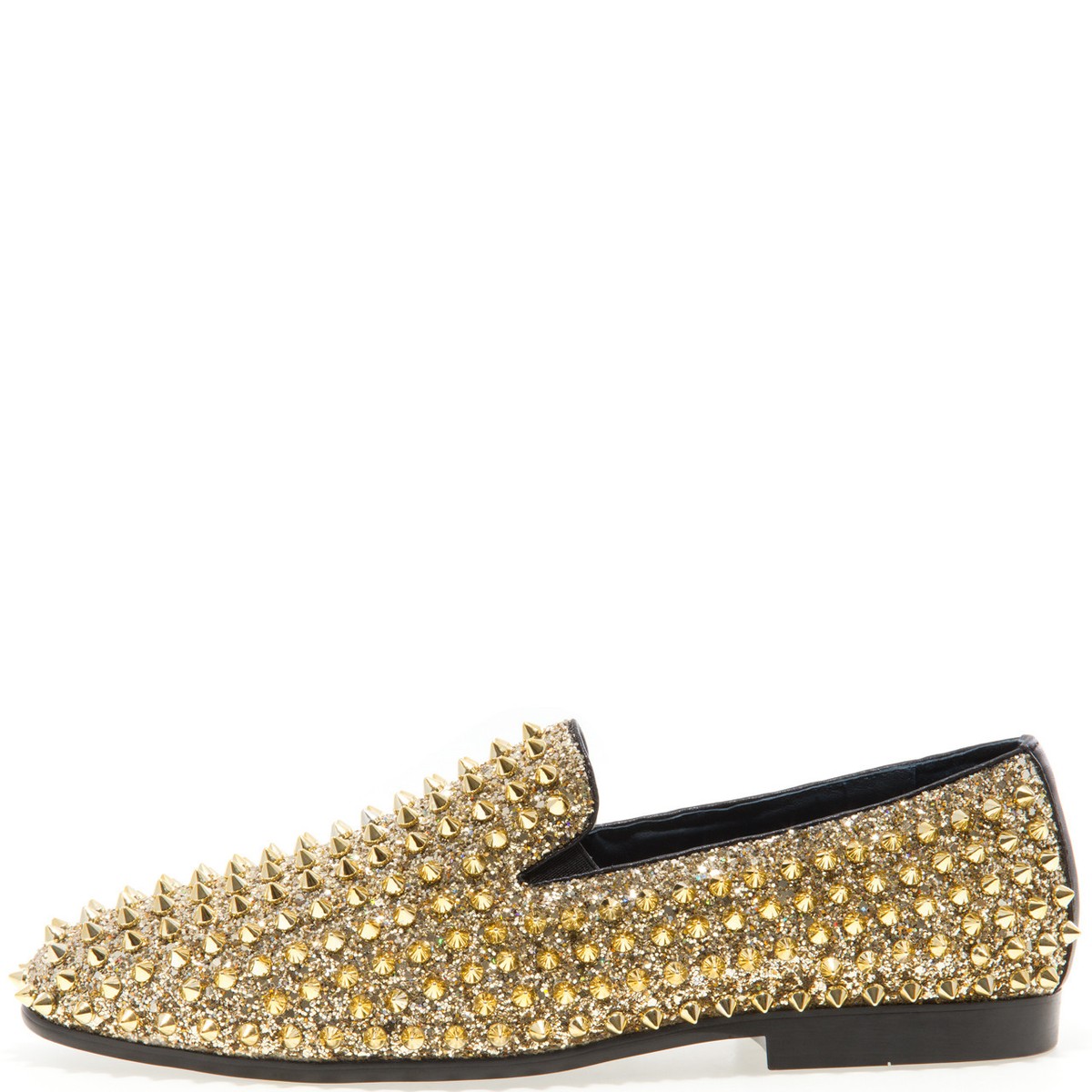 New J75 By Jump Luxor Gold Spike Studded Men display picture 1