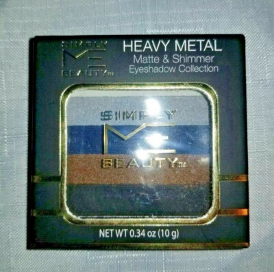 Simply Me Beauty Heavy Metal Matte & Shimmer Eyeshadow Collection Make Up NEW!