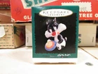 1996 Hallmark Baby Sylvester Looney Tunes Lovables Miniature Christmas Ornament