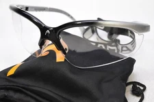 HEAD GEAR PRO ELITE RAQUET BALL PROTECTIVE SAFETY GLASSES WITH BAG