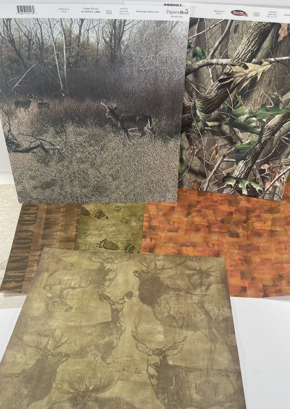 Scrap Booking Lot Deer Hunting Outdoors Camping Stickers, Die Cuts, 3-D & Paper