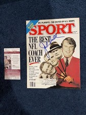 Rare JOHN MADDEN SIGNED Sport Magazine JSA OAKLAND RAIDERS