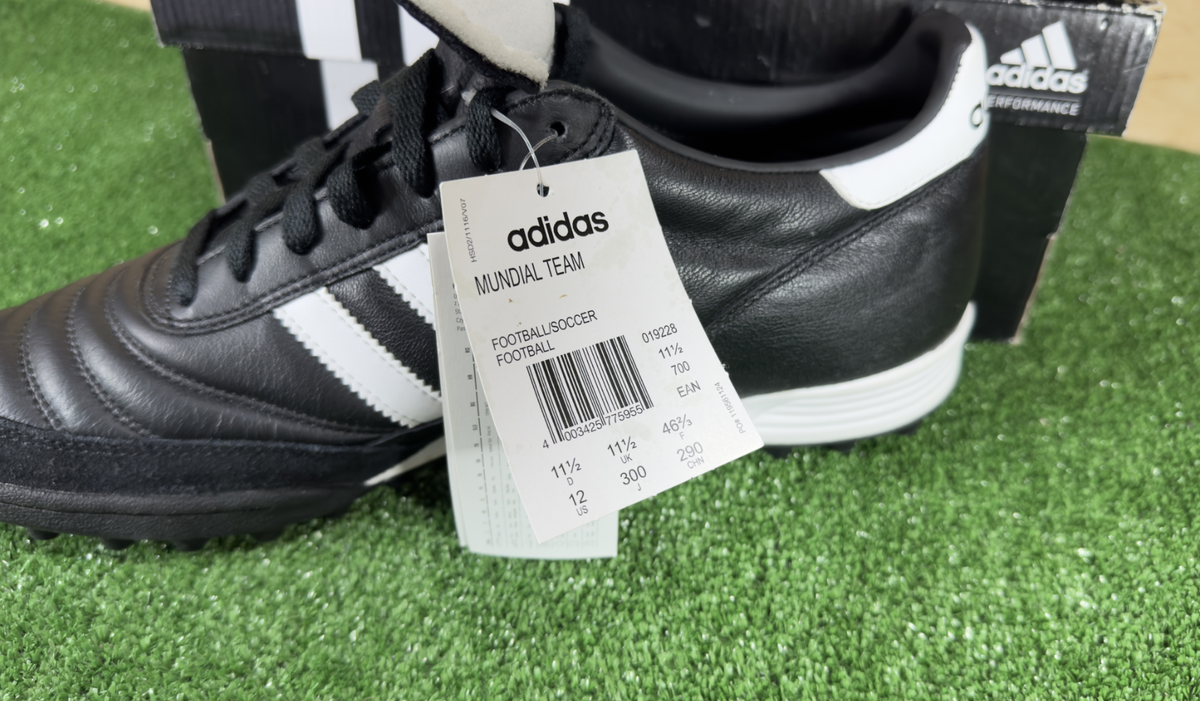 Adidas Mundial Team TF Leathers 019228 Elite Black boots Cleats