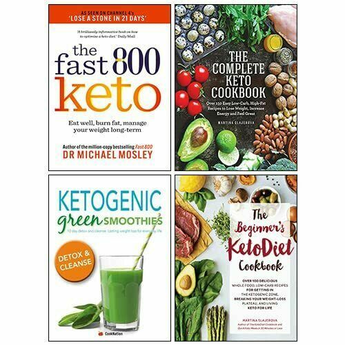 Fast 800 Keto, Complete Keto, Ketogenic,Beginner's Keto Diet 4 Books Set