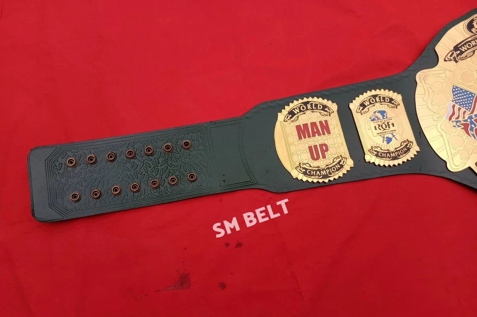 Cinturón homenaje título lucha libre campeonato mundial peso pesado Jay Briscoe ROH Foto 2 de 4