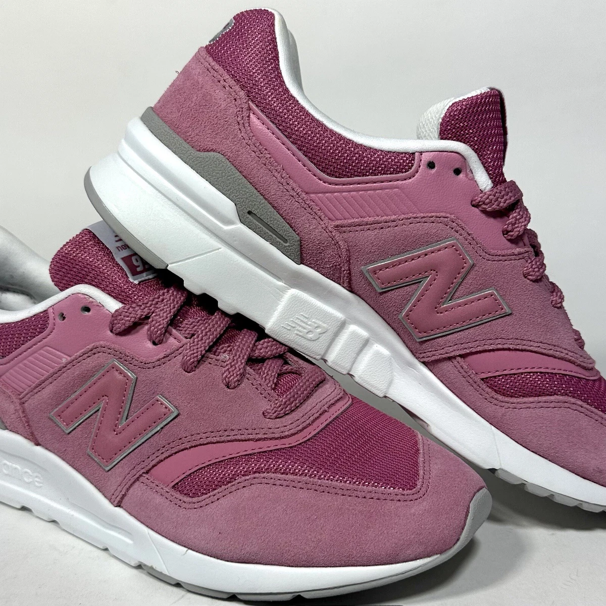 Rare New Balance 997H Mineral Rose Pink Leather Sneakers Shoes Womens Size 11.5 New Balance 997H Mineral Rose for Sale | Authenticity  main image 4