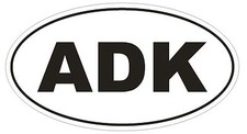 Adk Oval Bumper Sticker Or Helmet Sticker D1972 Euro Oval Adirondack Adk Oval Bumper Sticker Or Helmet Sticker D1972 Euro Oval Adirondack