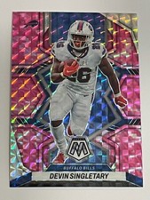 2022 Mosaic Football Camo Pink Prizm #24 - Devin Singletary - Buffalo Bills