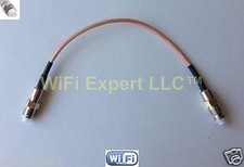1 FME Female to FME FEMALE RF pigtail Cable COAX RG316 4-20inch USA Assembled