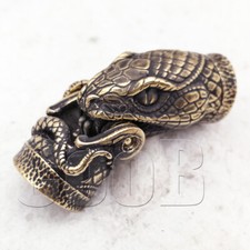 Bronze Paracord Buckle Shackle Bead SNAKE PYTHON for Custom Paracord Bracelet