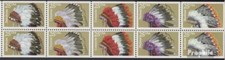 US 2098-2102 Zehnerblock (compleet Kwestie) postfris MNH 1990 Indianen Hoofdtooi
