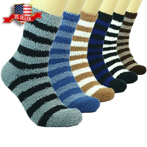 Striped Slipper Socks Size 