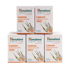 Lasuna Himalaya USA  FRESH NEW 5 BOX 300 TABLETS ORGANIC Bio Cholesterol CARE