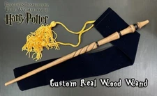 Custom REAL WOODEN Magic Wand 15", Hogwarts Student, RARE, Wizardry World HP