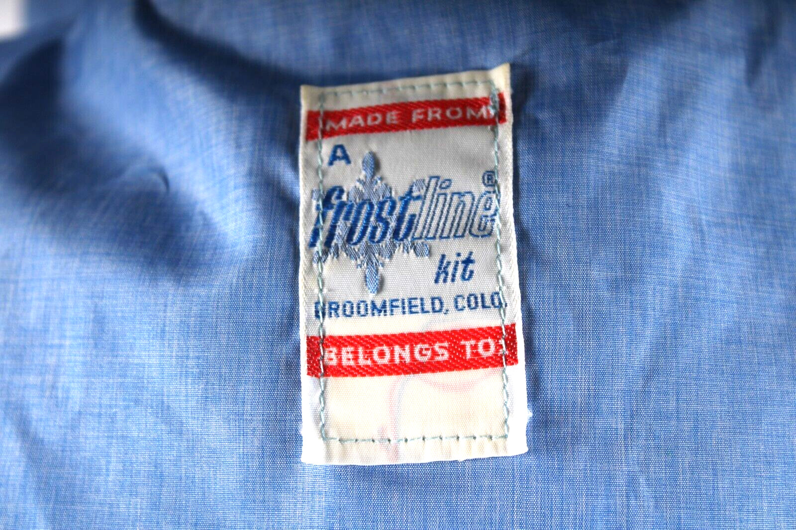 Vintage 1980s Frostline Kit Goose Down Puffer Vest Western Mens Size Large USA